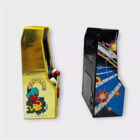 2020 Pac-Man Mini Arcade 2017 Asteroids Video Game Bandai Namco #09530 #09542 - Picture 5 of 8
